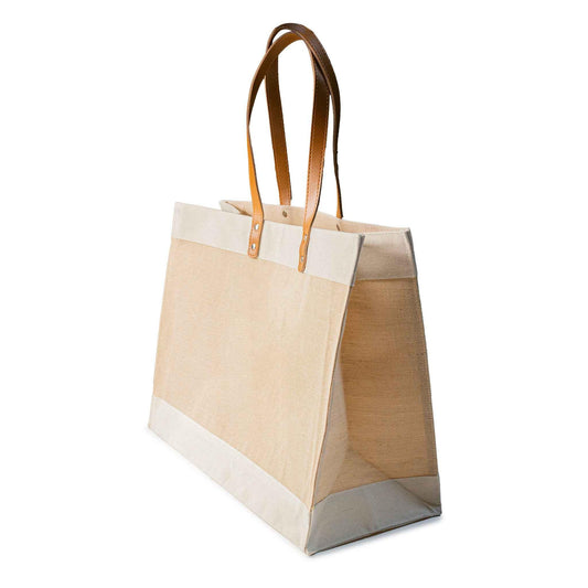 Juco Canvas Bag with Leather strap