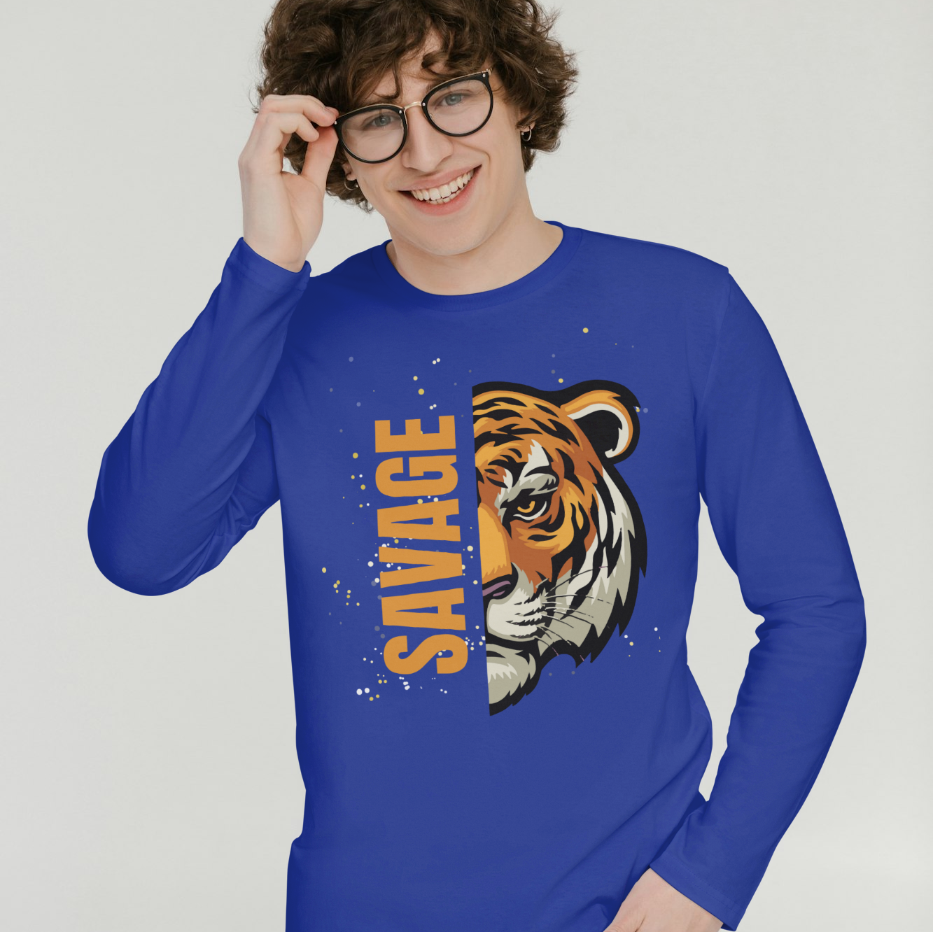 Men Cotton Full Sleeves Printed T-Shirt TTF-202