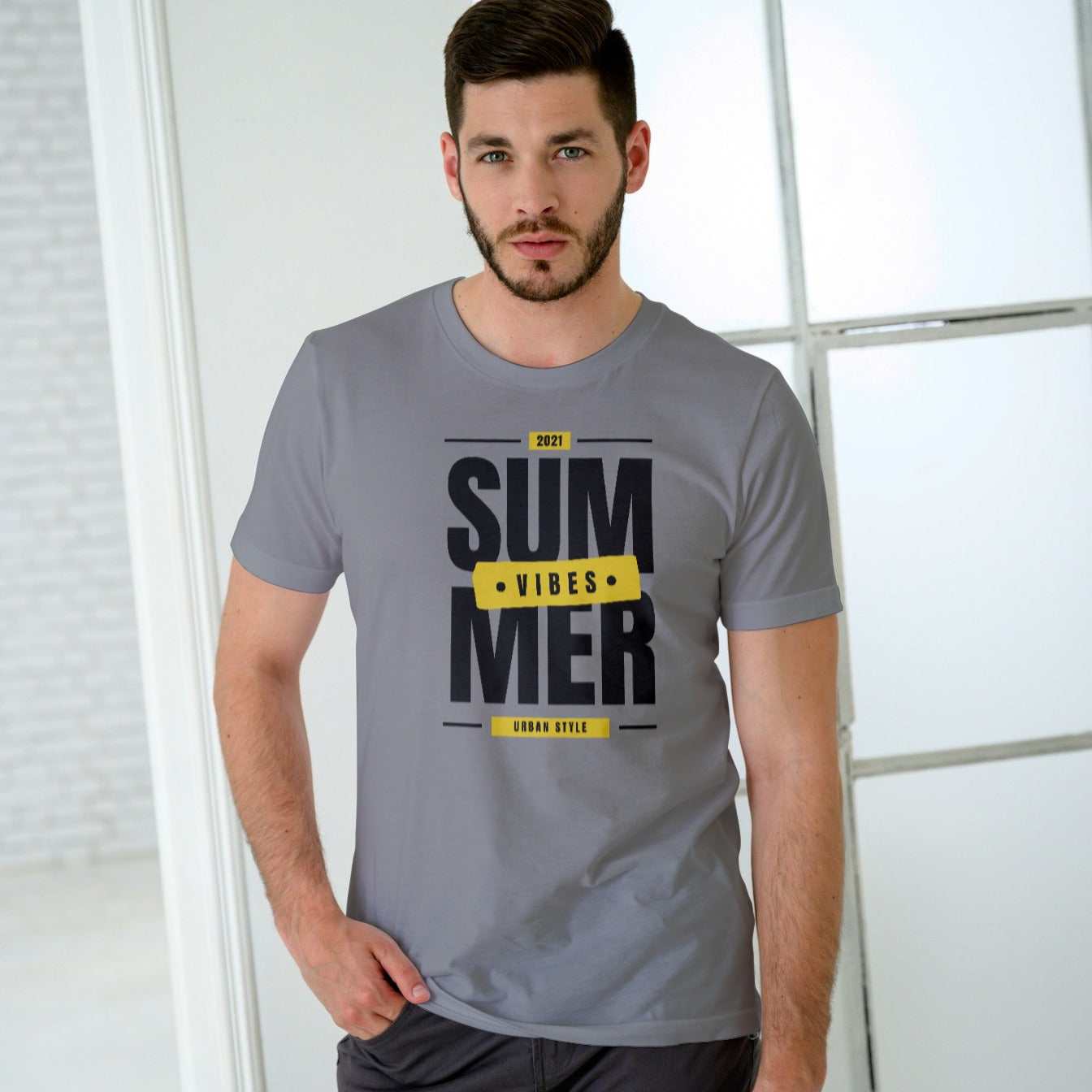 Men Cotton  T-Shirt TTF-026