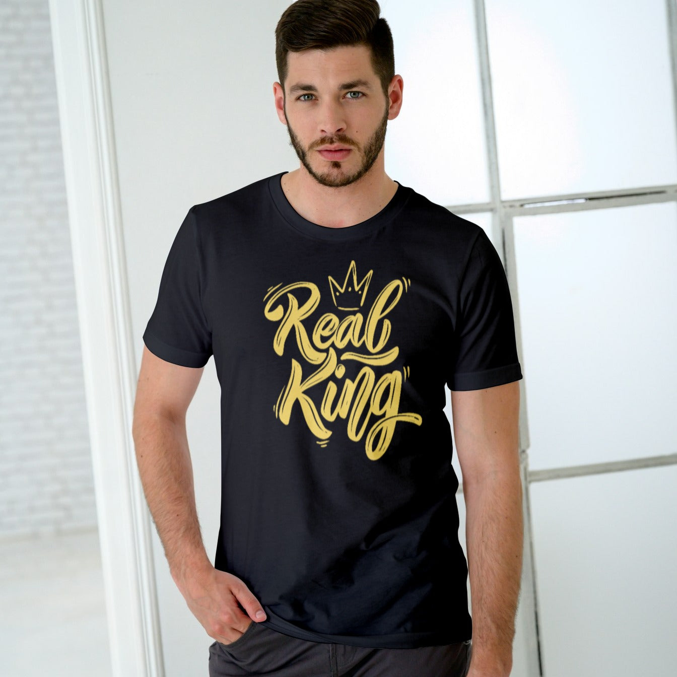 Men Cotton  T-Shirt TTF-030