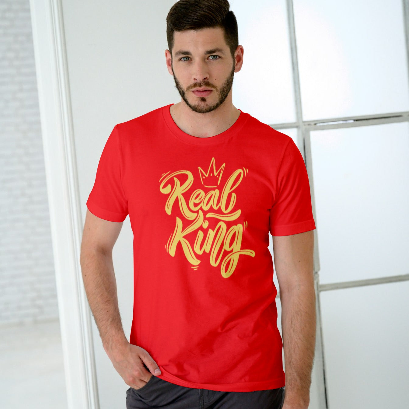 Men Cotton  T-Shirt TTF-030